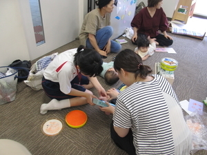 中学生のお姉さんが来てくれました♪