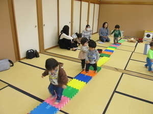 ママ達はグループトークで交流を楽しんだよ♪