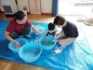 子育てサロン７月の様子・８月の予定